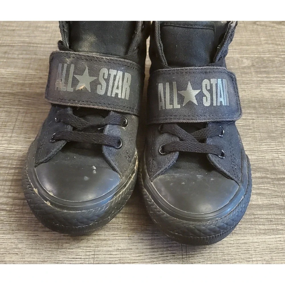 Converse All Star Mid Sneakers Youth Size‎ 1 Black